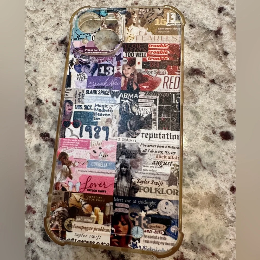EUC Taylor Swift inspired case for iPhone 13